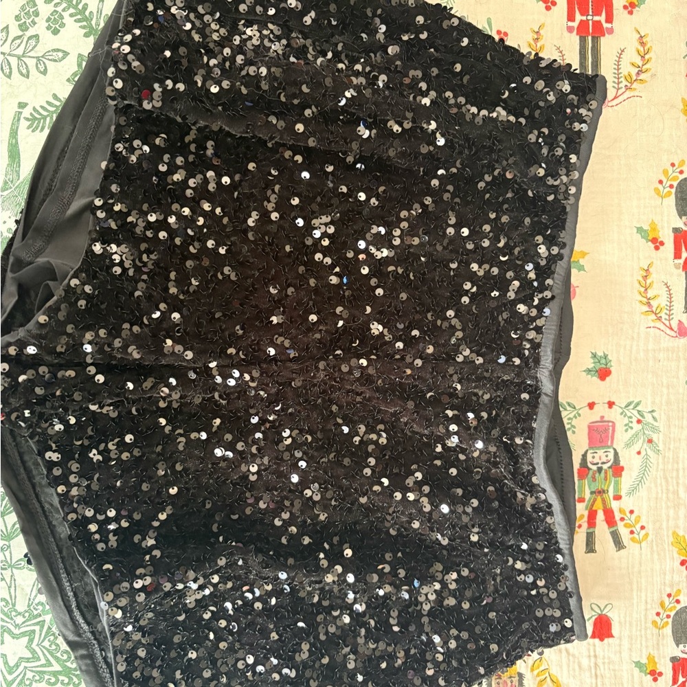 Old Navy Black Sequin Shorts